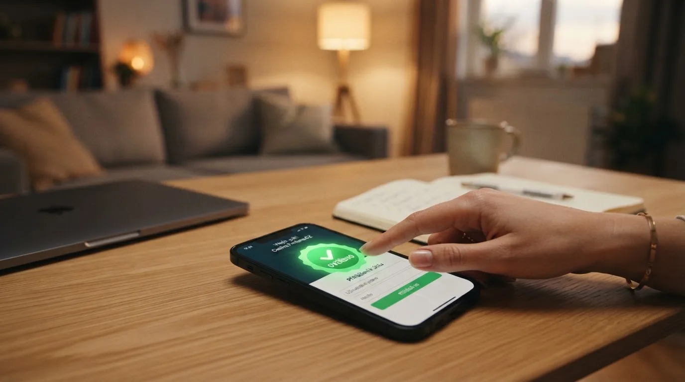 Úřední dokument s logem Ministerstva financí ČR a vedle něj mobilní telefon zobrazující registrační formulář casina
