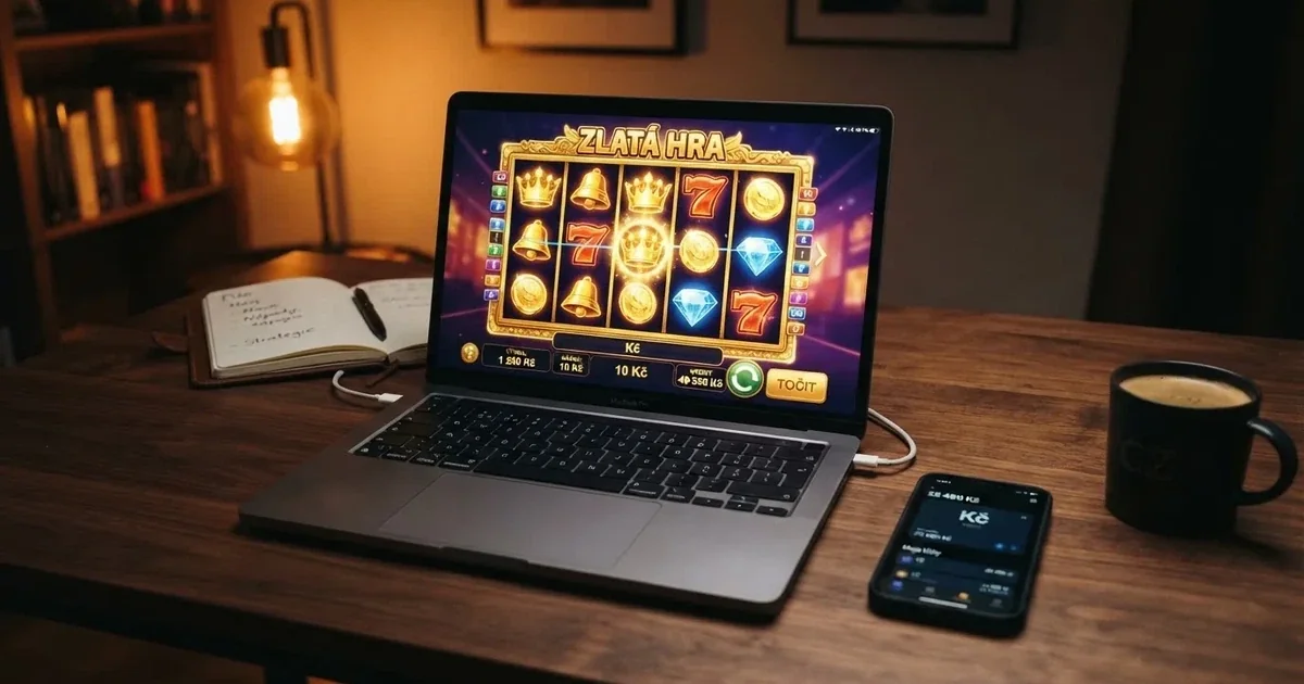 Rozhraní krypto kasina s přehledem her, kurzů kryptoměn a tlačítkem vkladu
