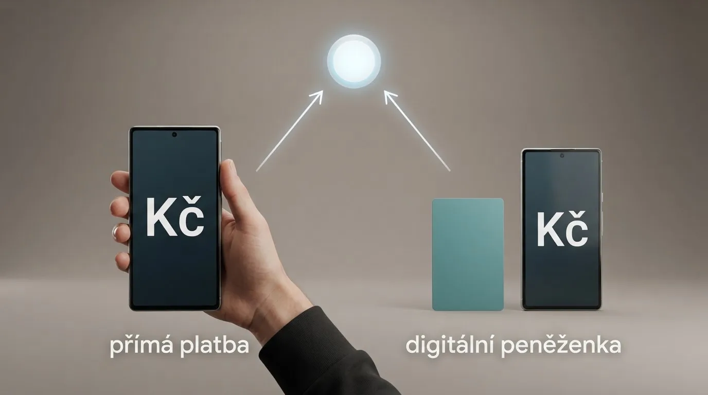 Schéma dvou technických cest SMS vkladu — přímá M-platba přes mobilního operátora a zprostředkovaná platba přes peněženku NeteraPay